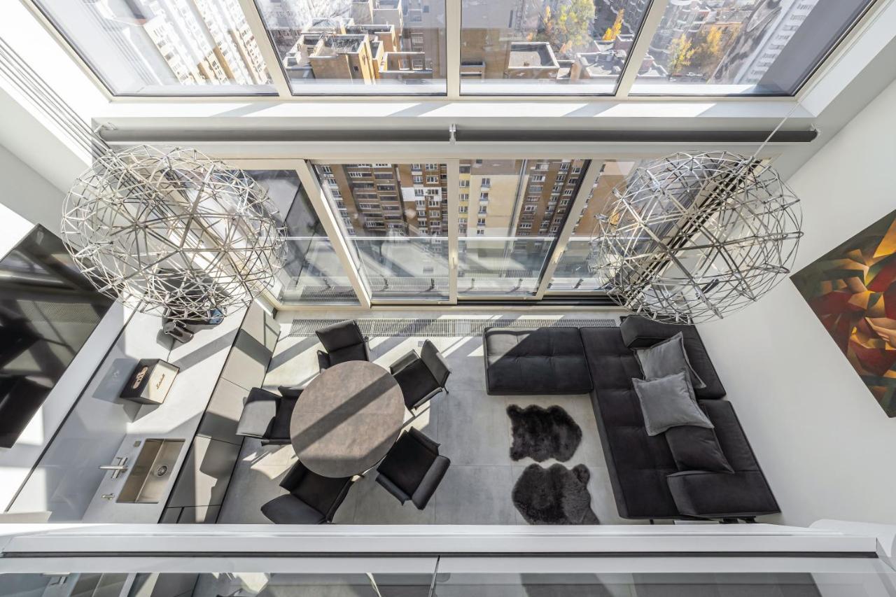 Appartamento The Penthouse Kiev Esterno foto